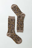 🐾 Soft Animal Print Leopard Knit Socks – Perfect for Winter