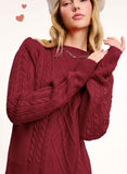 Maroon Crew neck