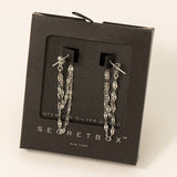 Secret Box Chain Earrings