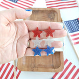 Star Spangled Dangles - Sparkle // 4th of July Earrings