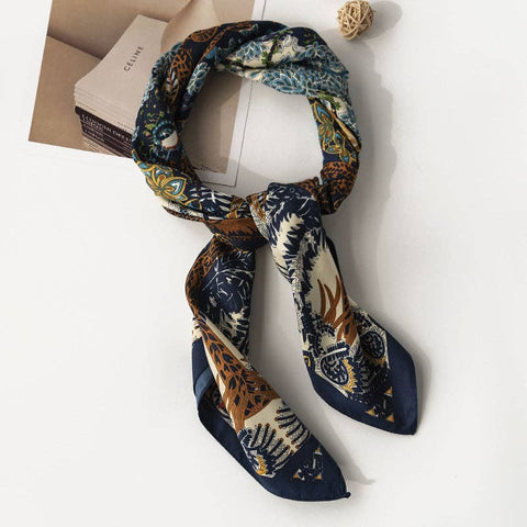 Scarvii -  Botanical Floral Square Scarf