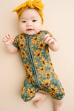 Sunflower Meadow Bamboo Short Romper