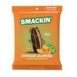 SMACKIN' Cheddar Jalapeño Sunflower Seeds Case of 12 (4 oz)