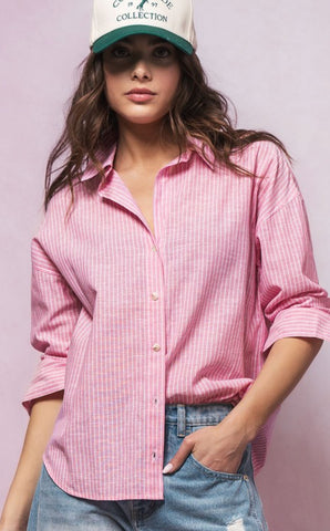 Striped Button Down