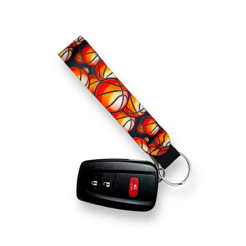 Basketball Wristlet Keychain