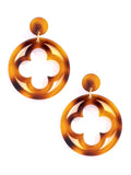 Open Clover Drop Earring