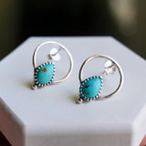 Vale Turquoise Hoop Earrings