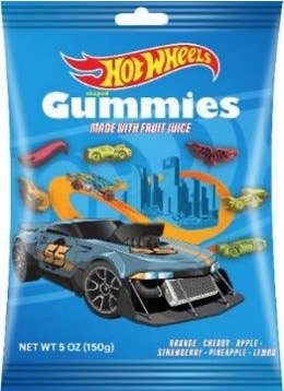 Hot Wheels Shaped Gummies, 5oz, 12ct