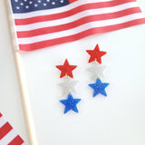 Star Spangled Dangles - Sparkle // 4th of July Earrings