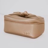 Gold Madelyn Bow Makeup Bag