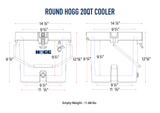 20QT ROUND HOGG COOLERS