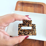 Carly Hair Claw - Cheetah // Fall, Clip, Stocking Stuffer