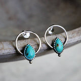 Vale Turquoise Hoop Earrings