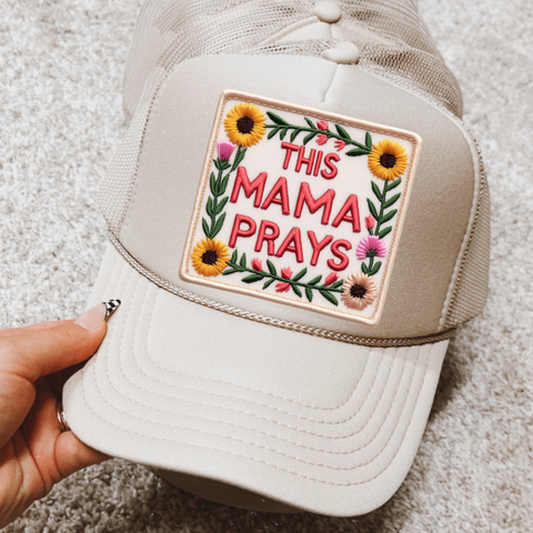 This Mama Prays Otto Trucker Hat