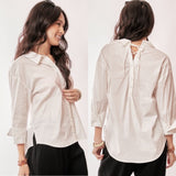 Button Front White Shirt