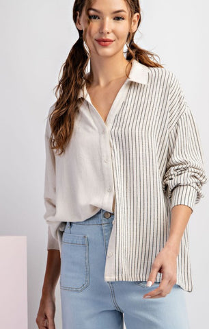 Striped Button Down