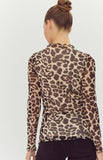 Mesh Leopard Top