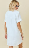 Gauze Easy Shirt Dress