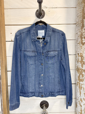 Soft Denim Shirt Jacket