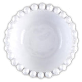 Ceramic Beaded Bowl - White