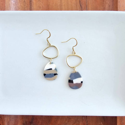 Quinn Earrings - Camo // Jewelry, Gifts