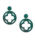 Open Clover Drop Earring