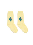 3D Packaged Crew Socks - Kids - Cool Cactus - Yellow