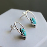 Vale Turquoise Hoop Earrings