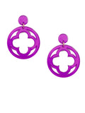 Open Clover Drop Earring