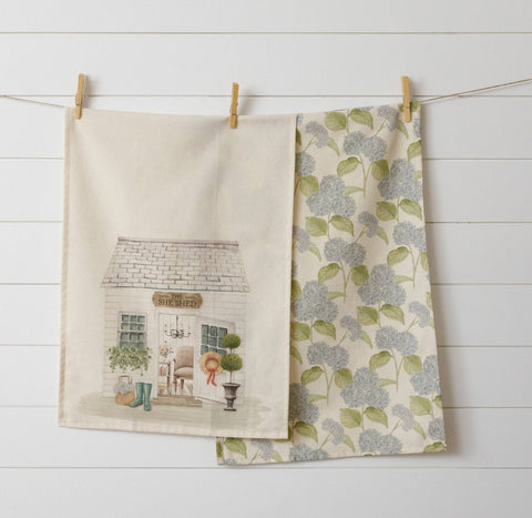 Tea Towels - She Shed (Pk/02 Ast)