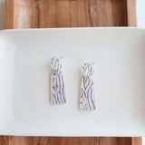 Mia Earrings - Pearl Black Stripe // Jewelry, Gifts