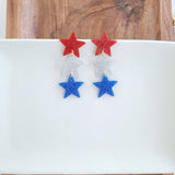 Star Spangled Dangles - Sparkle // 4th of July Earrings